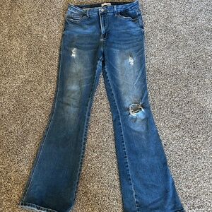 Vervet bootcut distressed jean